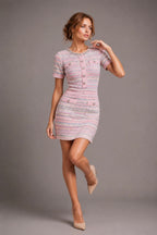 Rosalie Éclat Striped Mini Dress