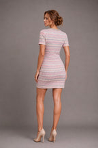 Rosalie Éclat Striped Mini Dress