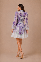 Lilac Étoile Mini Dress