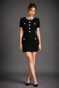 Madeleine Embellished Mini Dress