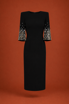 Valentina Noir Maxi Dress