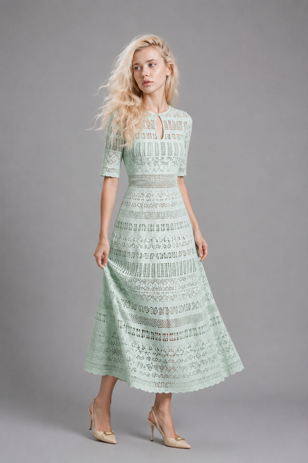Celestine Lace Maxi Dress