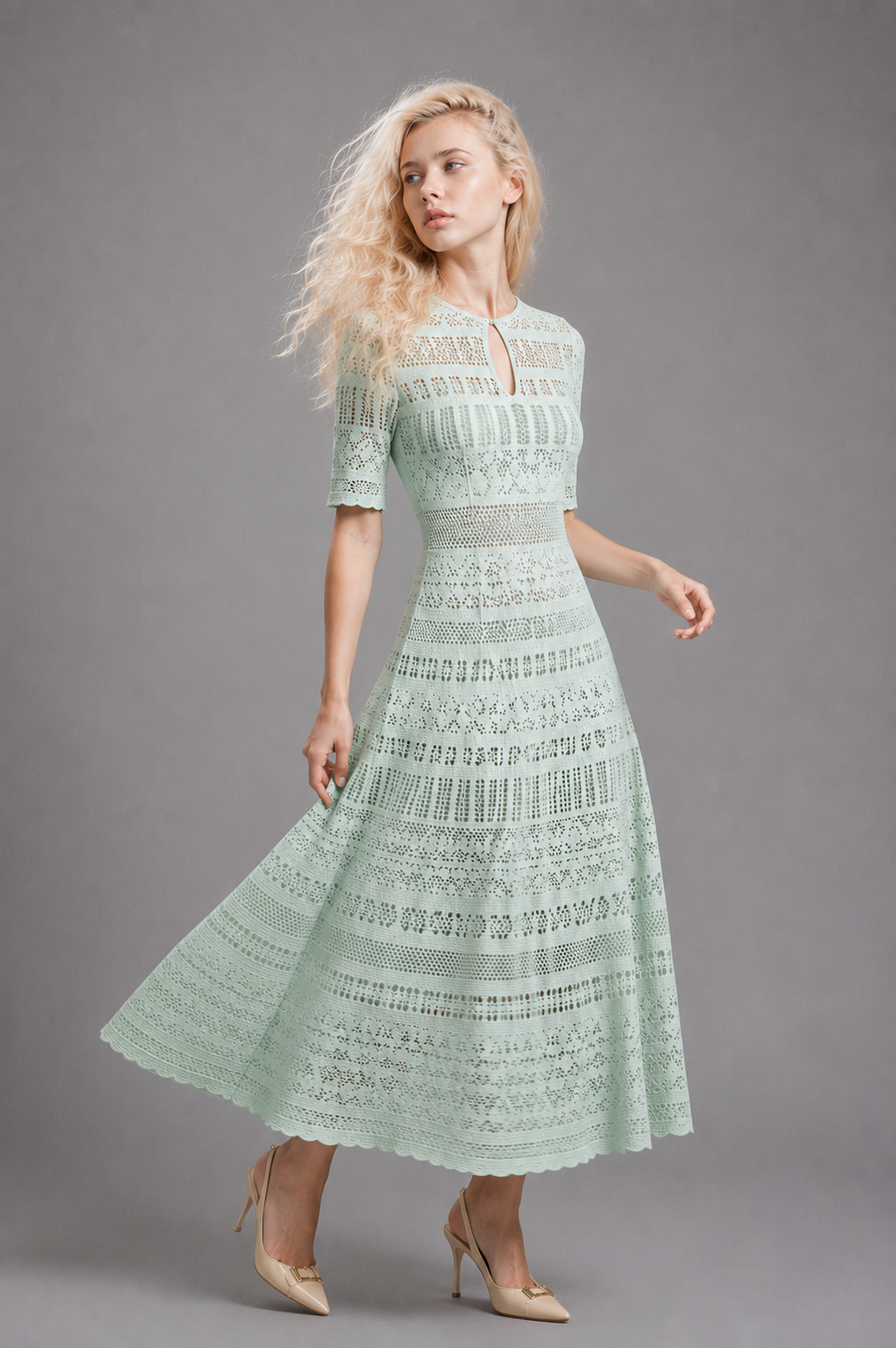 Celestine Lace Maxi Dress