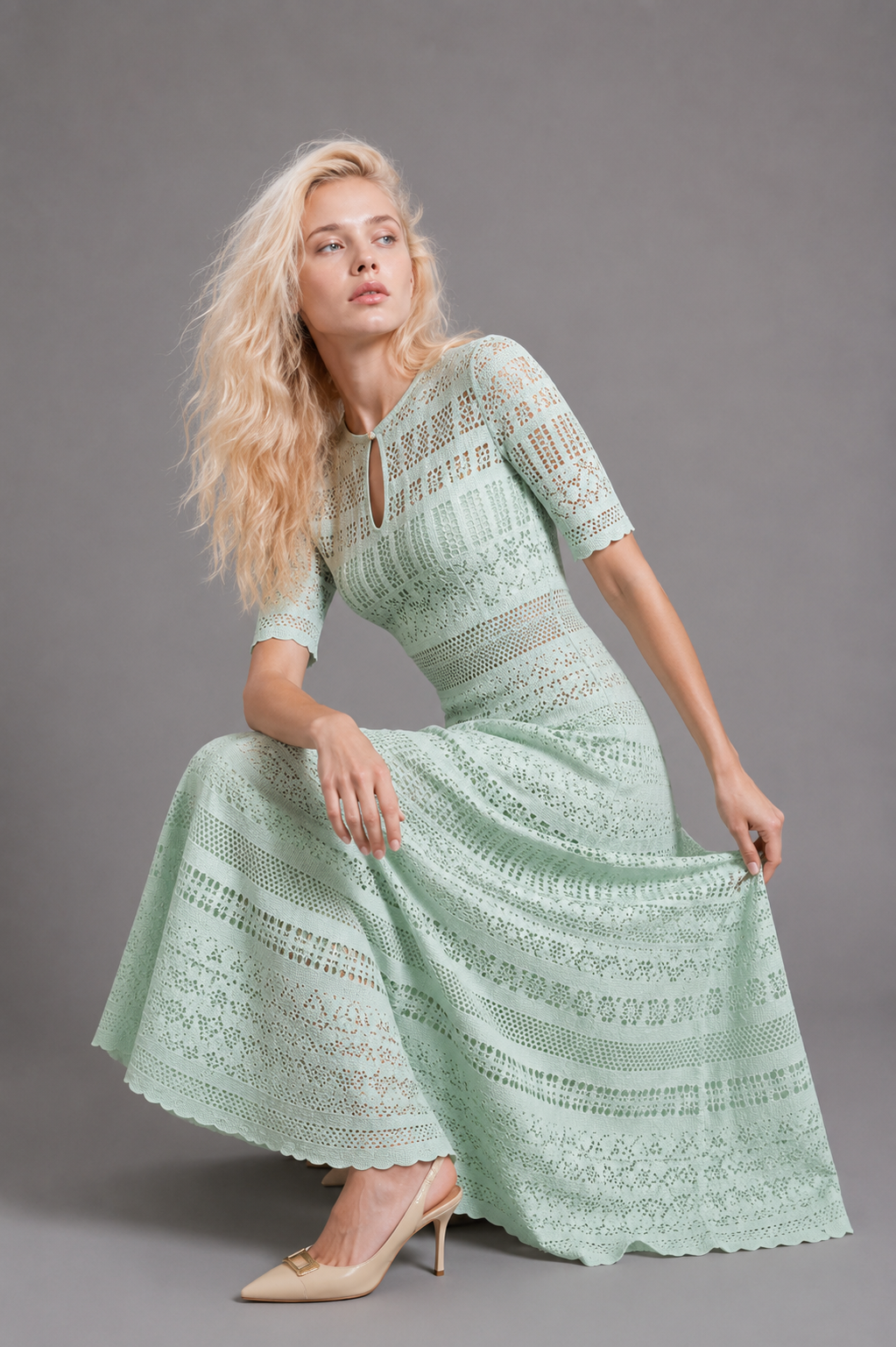 Celestine Lace Maxi Dress