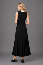 Fleurine Pleated Maxi Dress