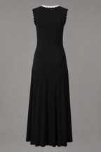 Fleurine Pleated Maxi Dress