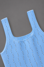 Celestine Pearl Knit Mini Dress