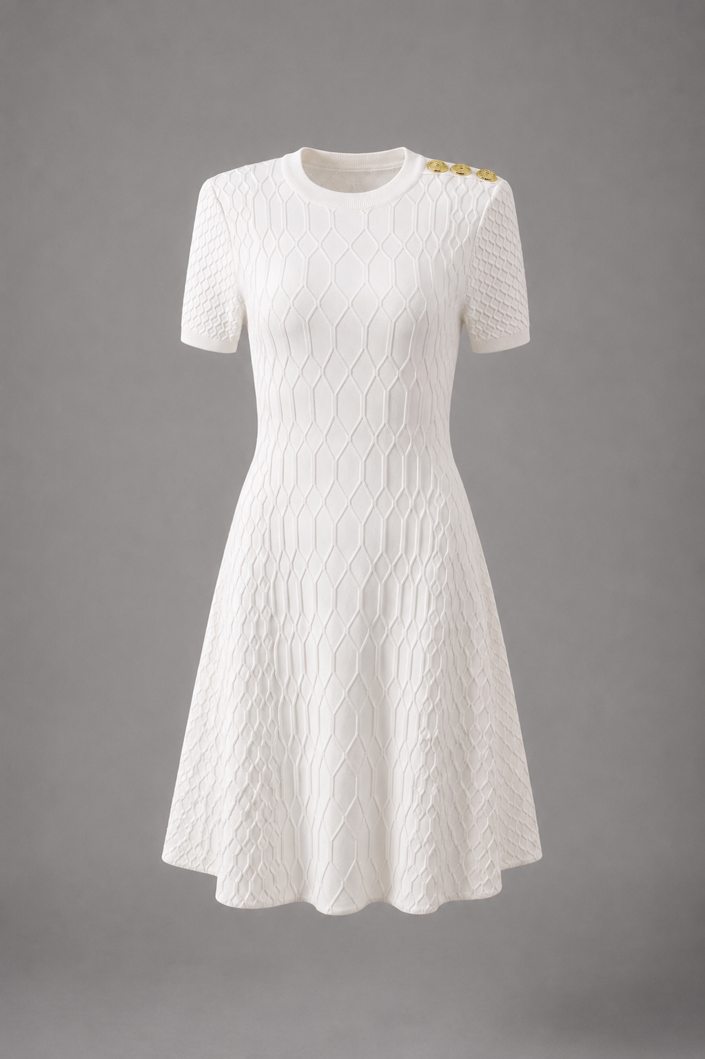 Blanc Héritage Mini Dress
