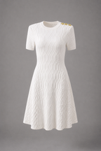 Blanc Héritage Mini Dress