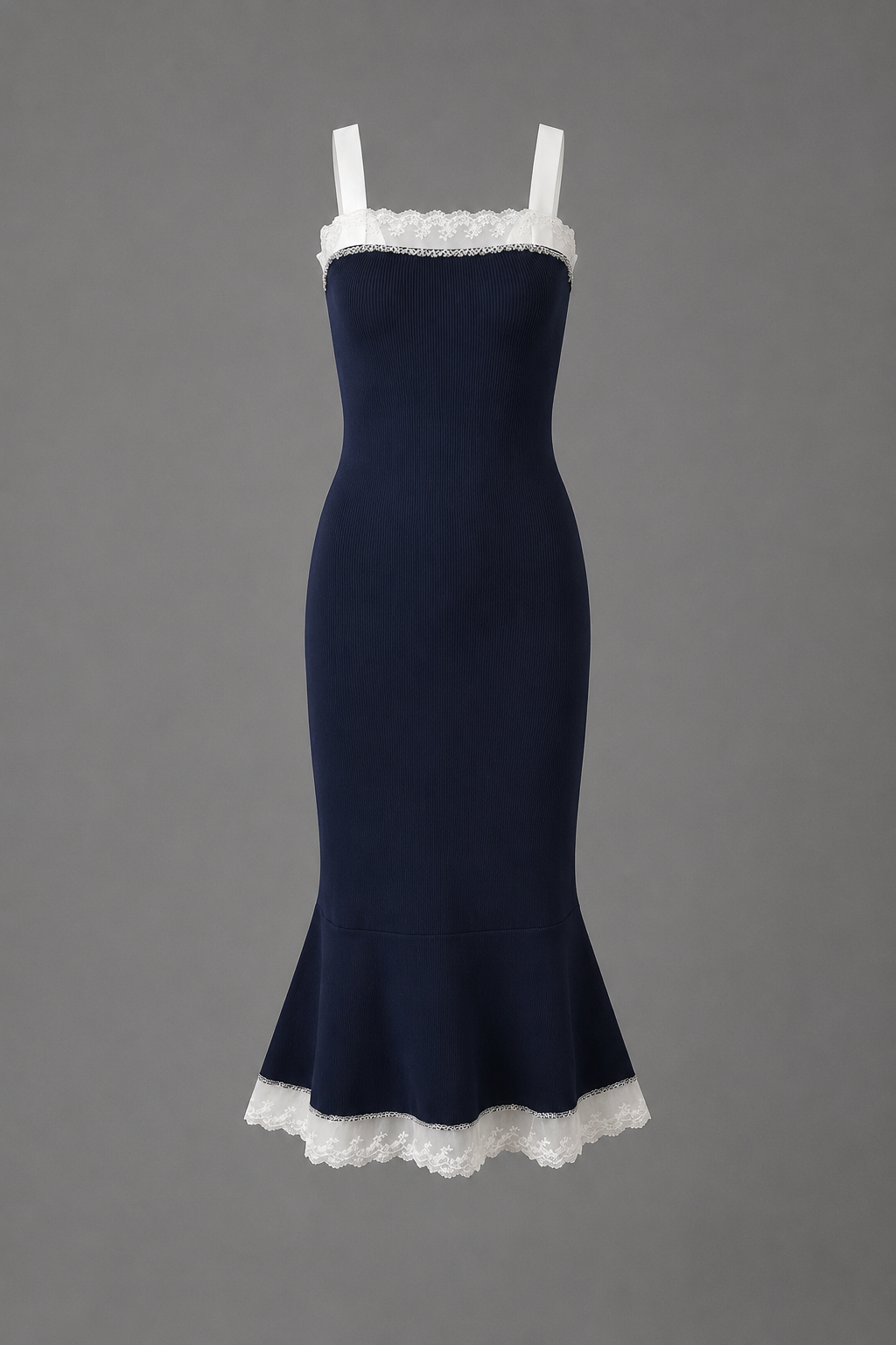 Belle Marine Midi Dress