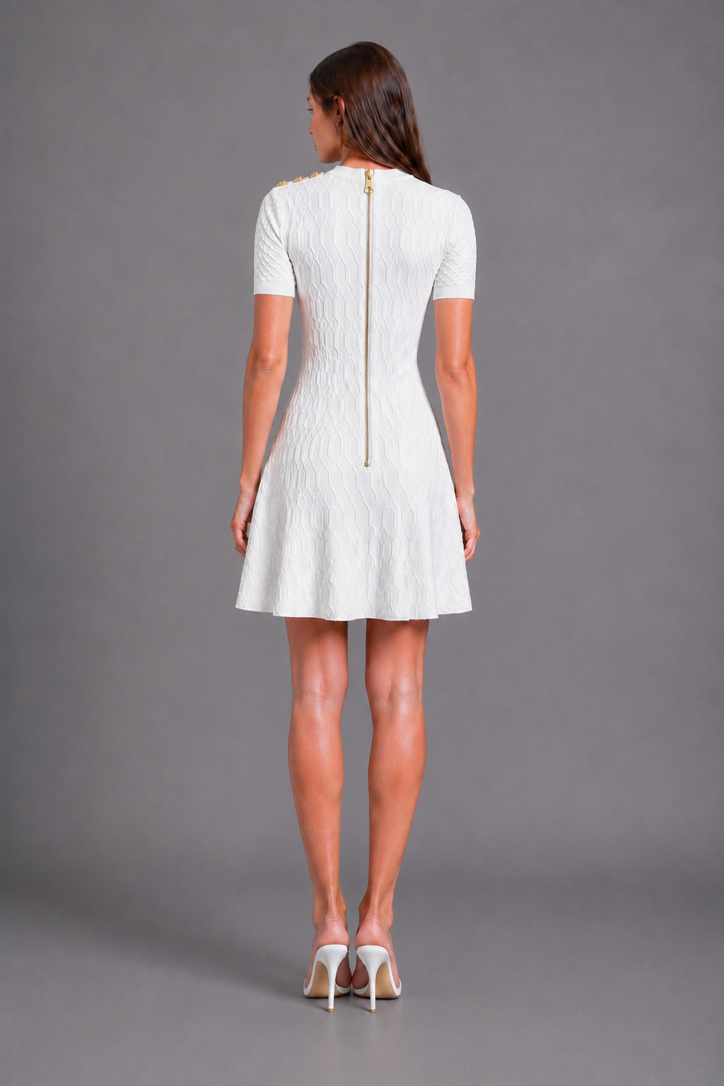 Blanc Héritage Mini Dress